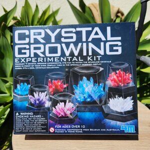 NEW 7 Crystal 4M Crystal Growing Science Experimental Kit Chemistry Display Case